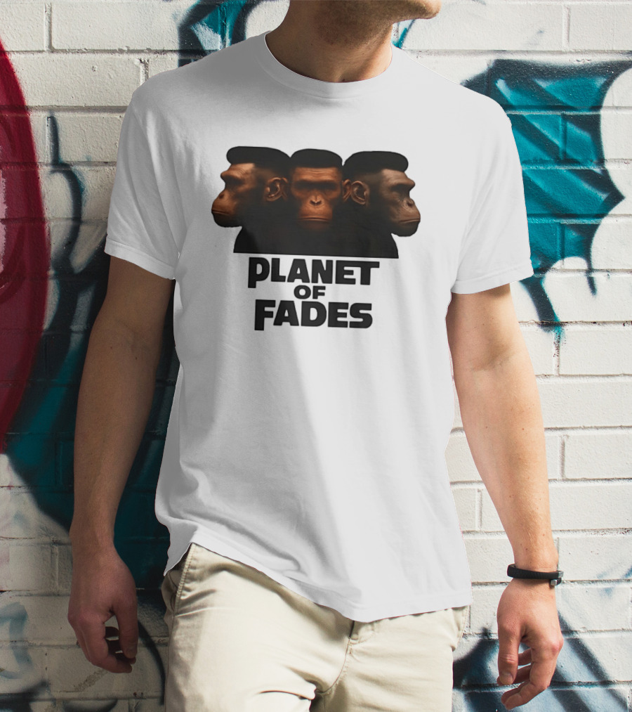Three Chimpanzees Planet Of Fades T-Shirt