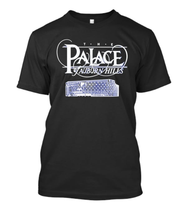 The Palace Of Auburn Hills Arena Sketch T-Shirt