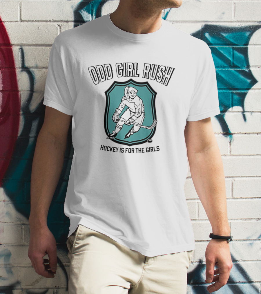 Odd Girl Rush Hockey Is For The Girls T-Shirt