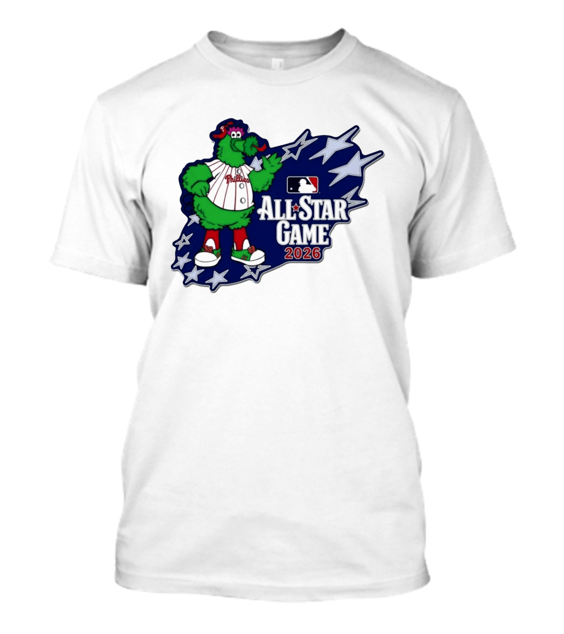 Philadelphia Phillies MLB All Star Game 2026 Phanatic Stars T-Shirt
