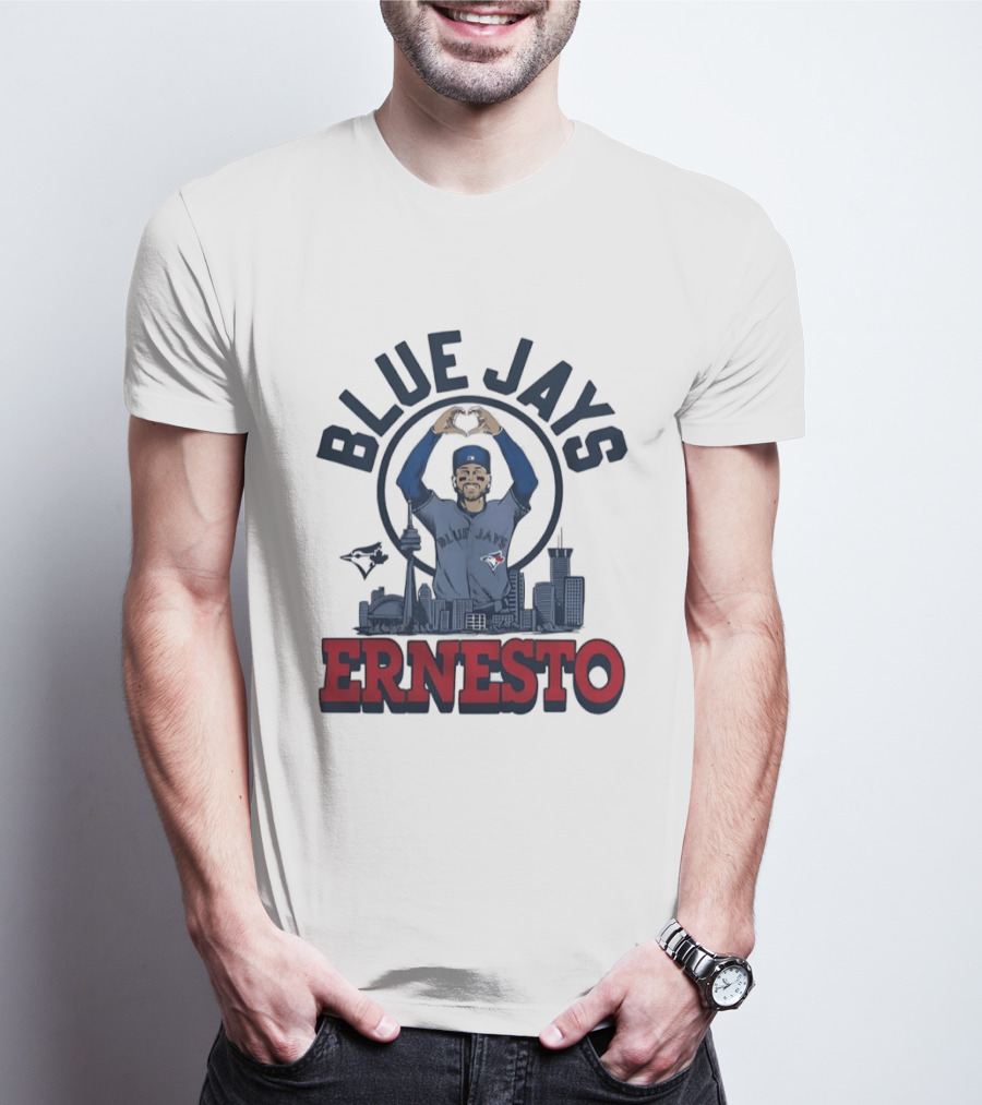 Toronto Blue Jays Skyline Ernesto Player T-Shirt