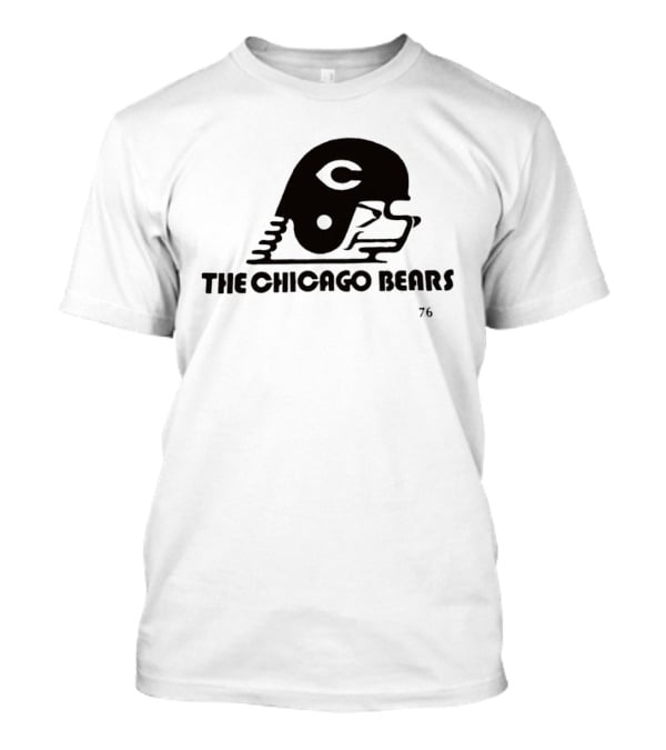 The Chicago Bears Helmet Logo 76 T-Shirt