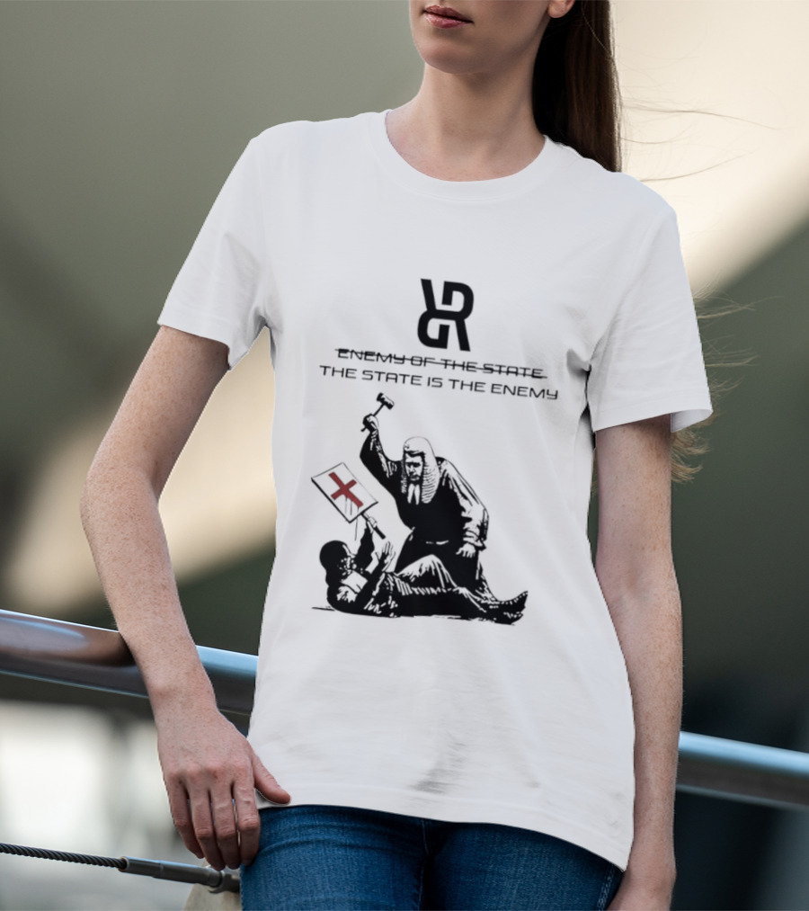 Revolutionary Struggle Judging The State Is The Enemy Political Protest T-Shirt