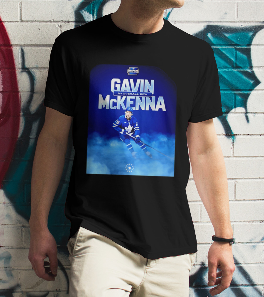 Gavin McKenna 1st Overall Pick 2026 NHL Draft Toronto Maple Leafs T-Shirt