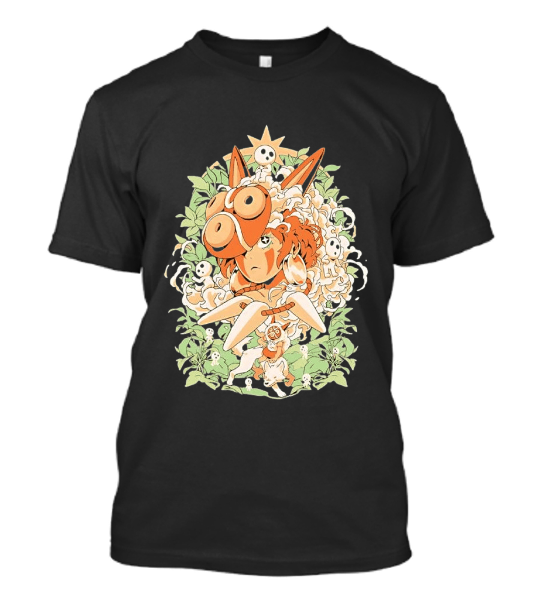 Princess Mononoke Moro Kodama Spirit Forest Adventure T-Shirt