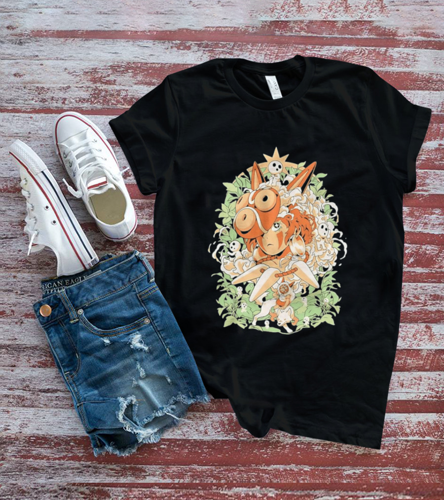 Princess Mononoke Moro Kodama Spirit Forest Adventure T-Shirt