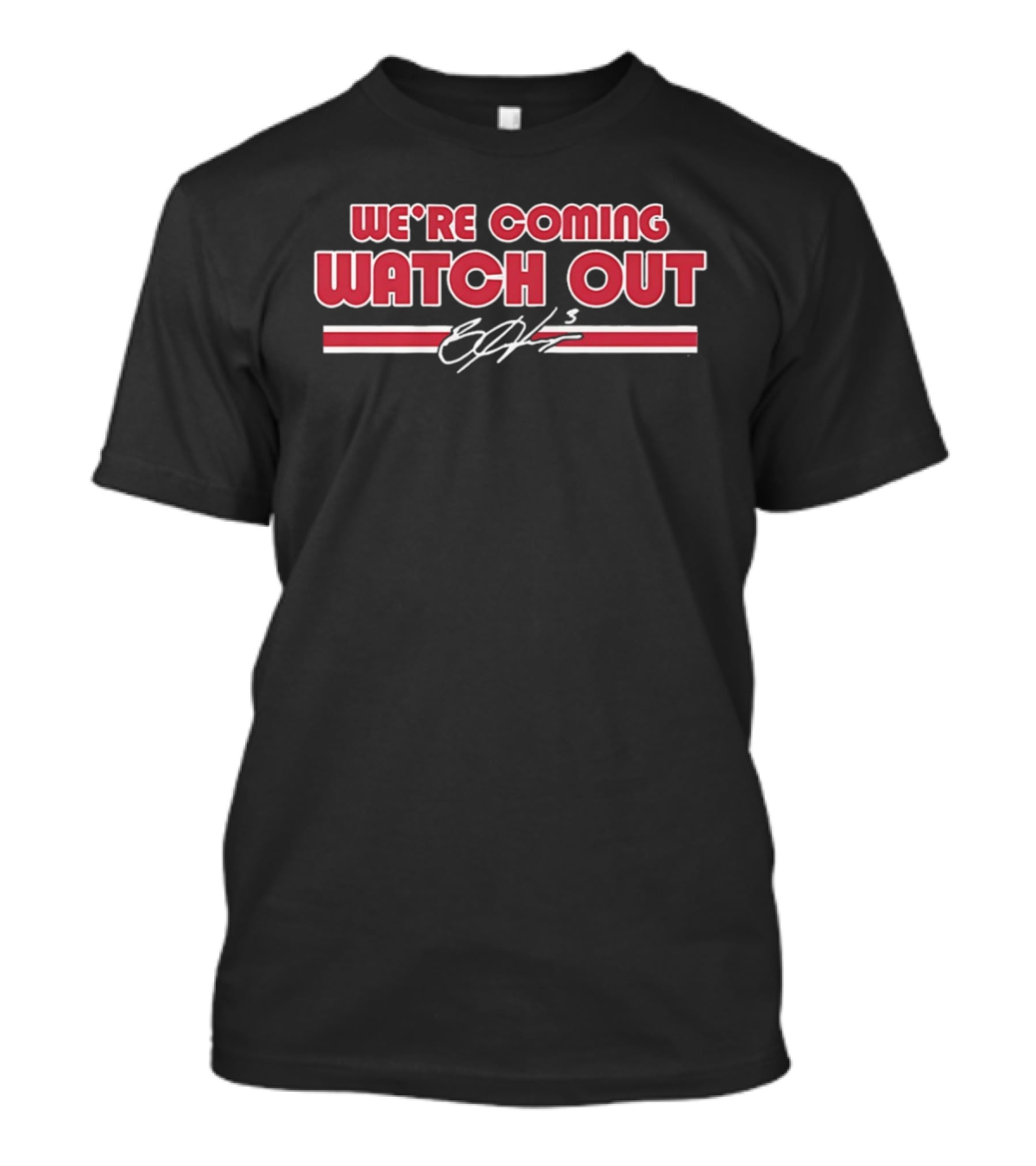 Bryce Harper Philadelphia Phillies We're Coming Out Signature Edition T-Shirt