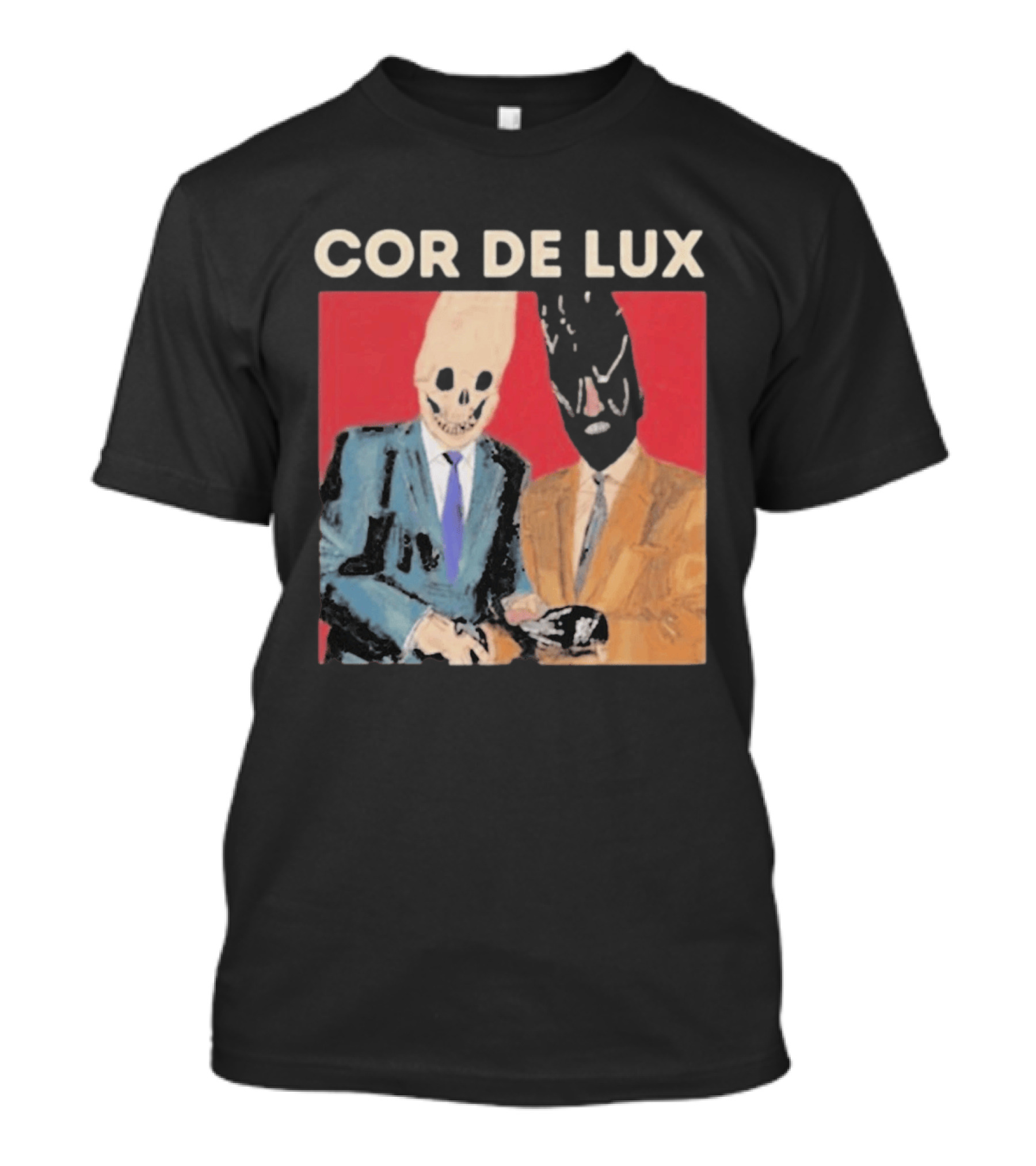 COR DE LUX Surreal Suited Figures T-Shirt