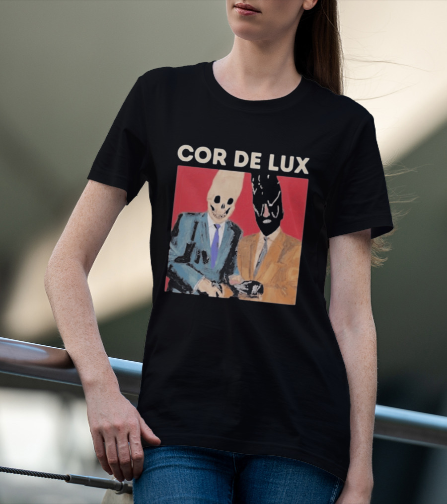 COR DE LUX Surreal Suited Figures T-Shirt