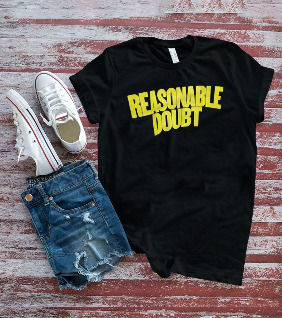 Reasonable Doubt Jay Z Hip Hop Rap Album Classic Bold Yellow T-Shirt