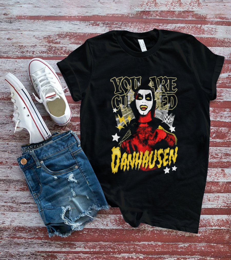WWE Danhausen You Are Cursed Wrestling Starface T-Shirt