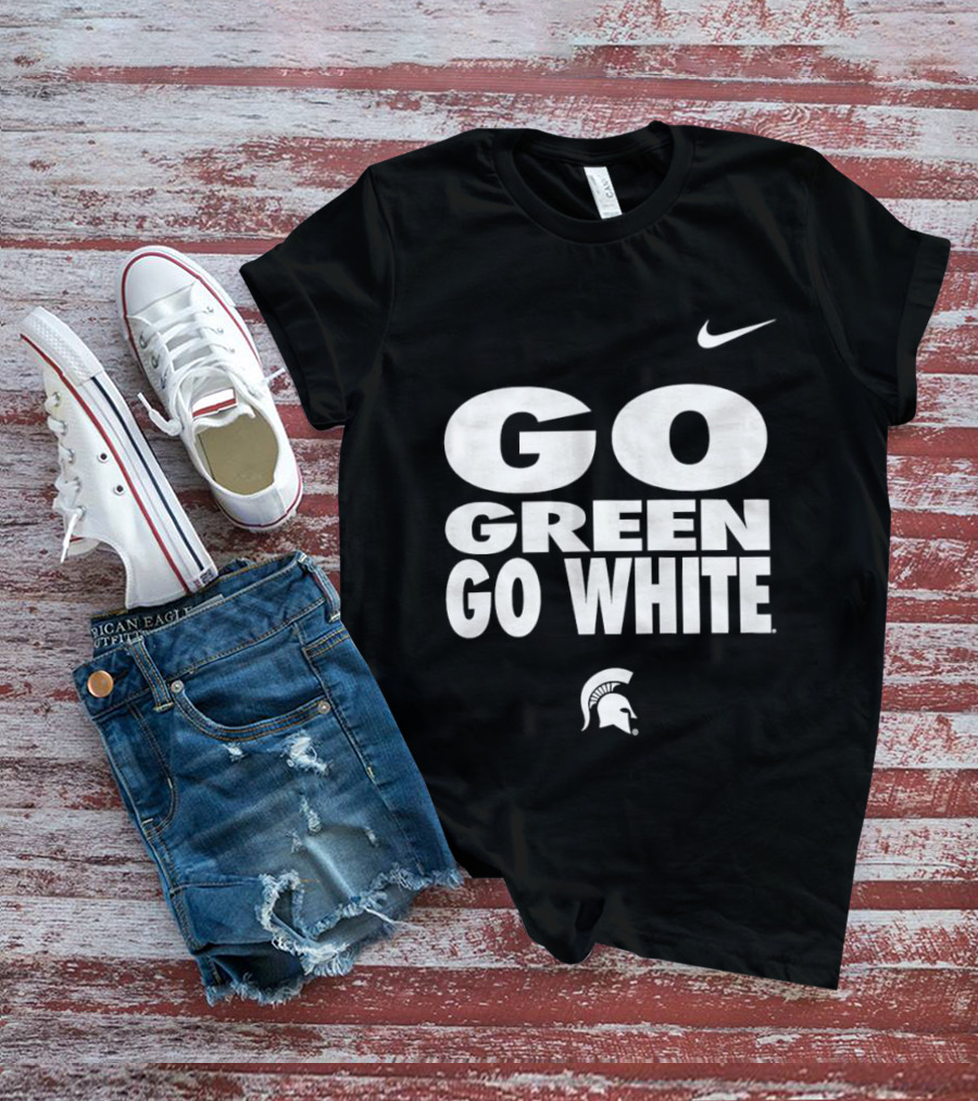 Nike Michigan State Spartans Go Green Go White T-Shirt