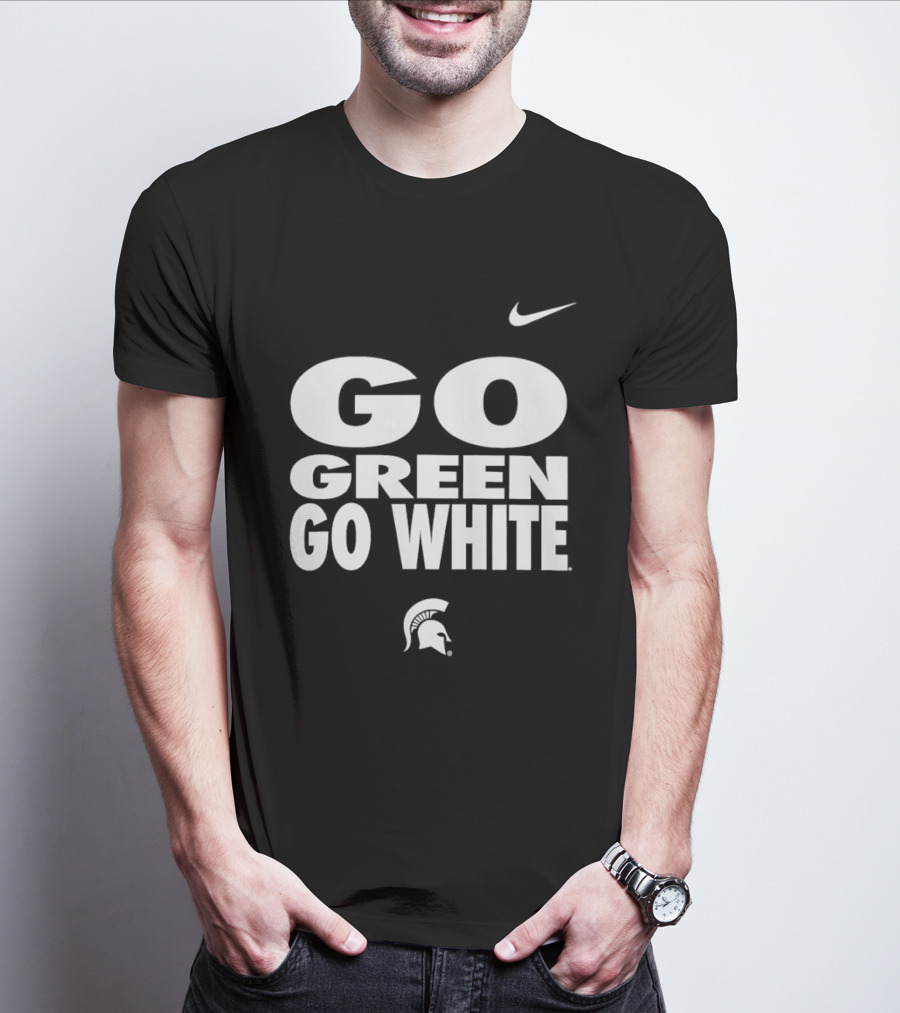 Nike Michigan State Spartans Go Green Go White T-Shirt