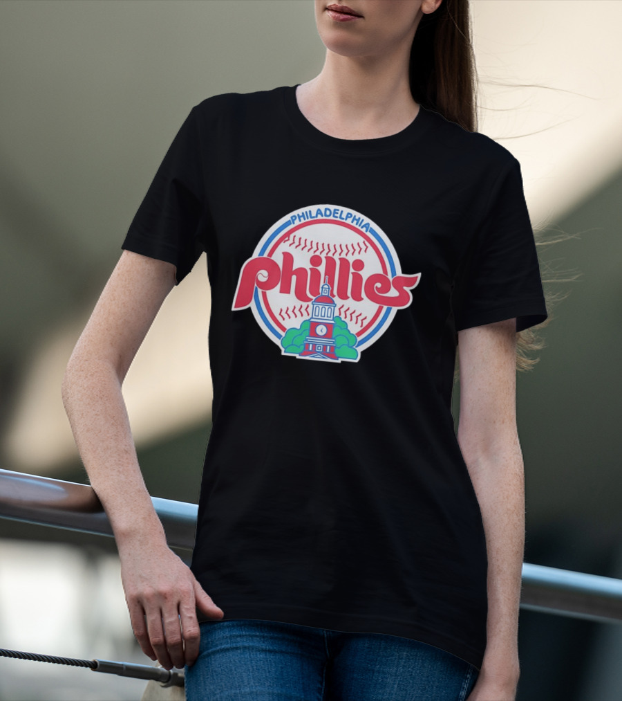 Philadelphia Phillies Independence Hall Baseball Team T-Shirt