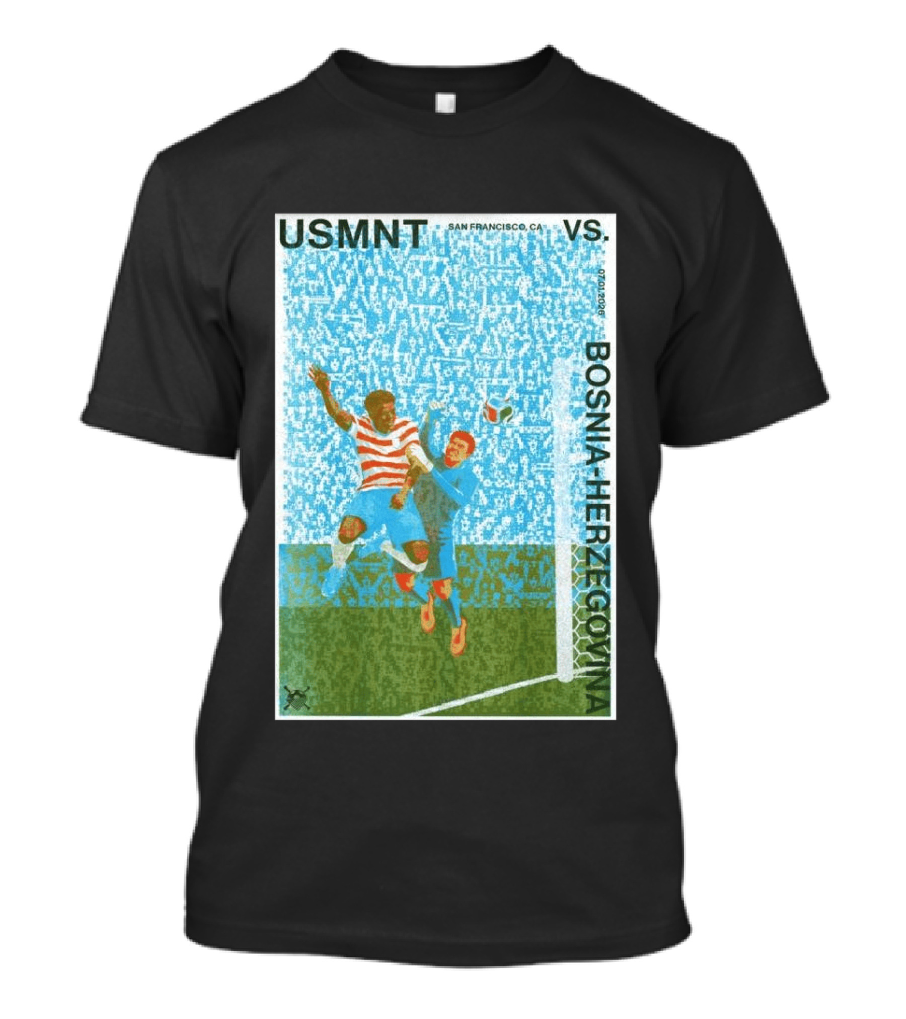 USMNT Vs Bosnia Herzegovina San Francisco July 1 2026 T-Shirt