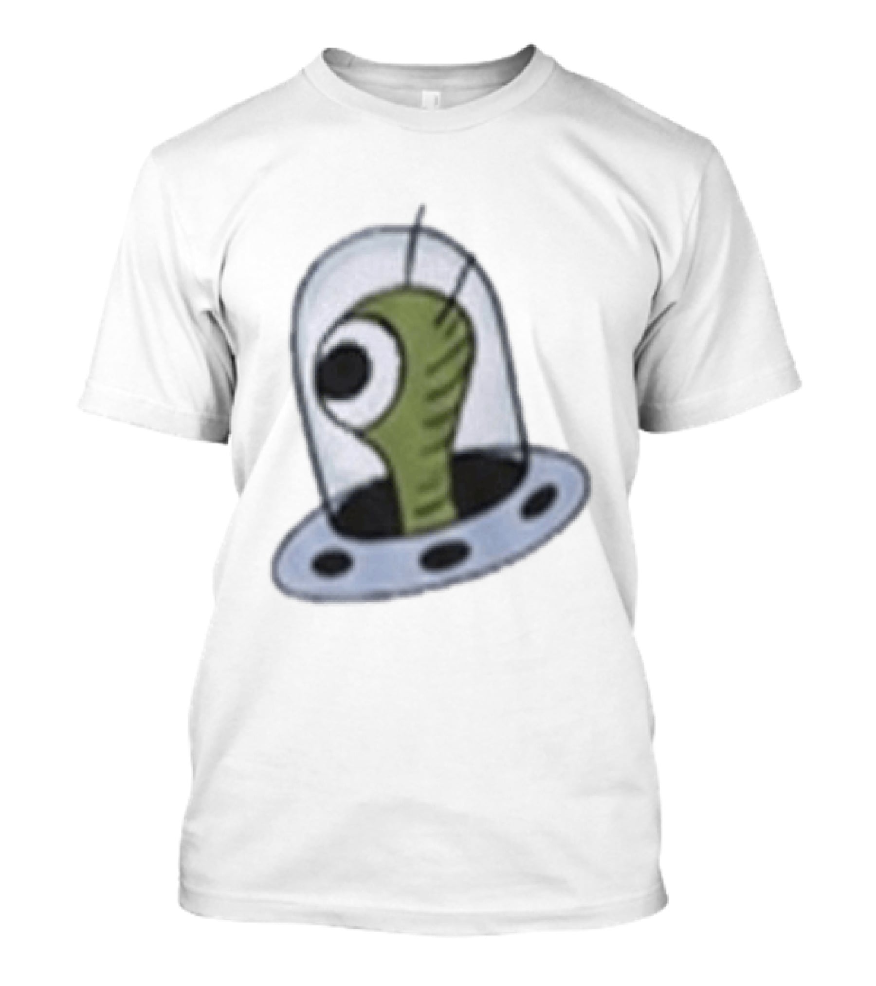 Bizarro Secret UFO Alien Spaceship T-Shirt