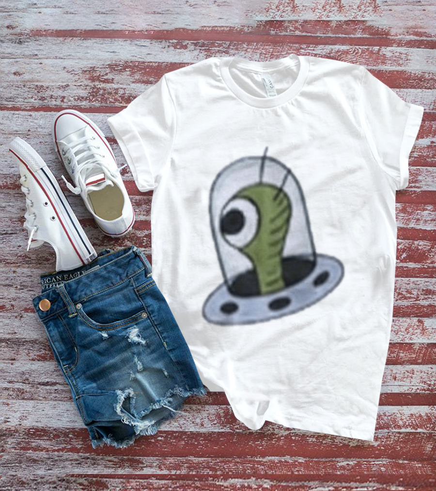 Bizarro Secret UFO Alien Spaceship T-Shirt