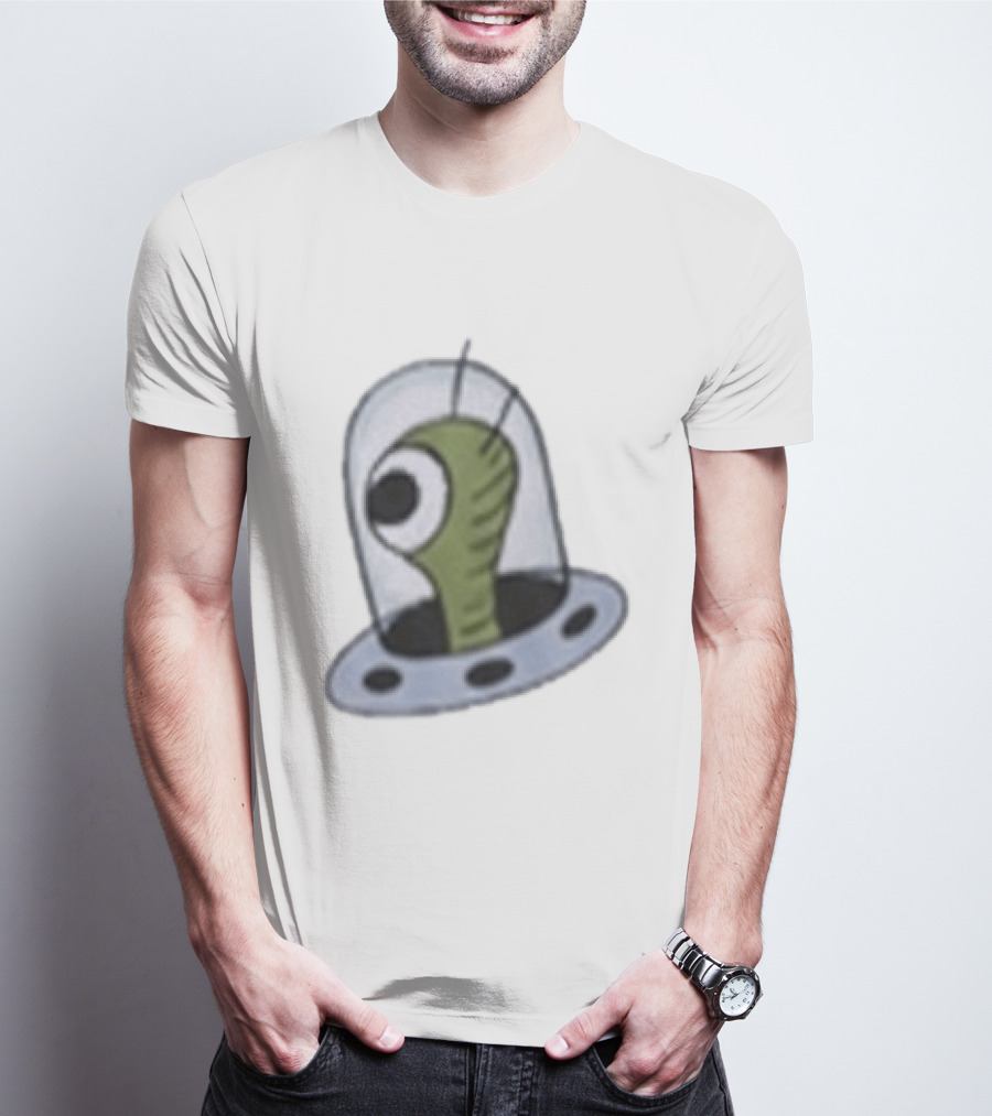 Bizarro Secret UFO Alien Spaceship T-Shirt