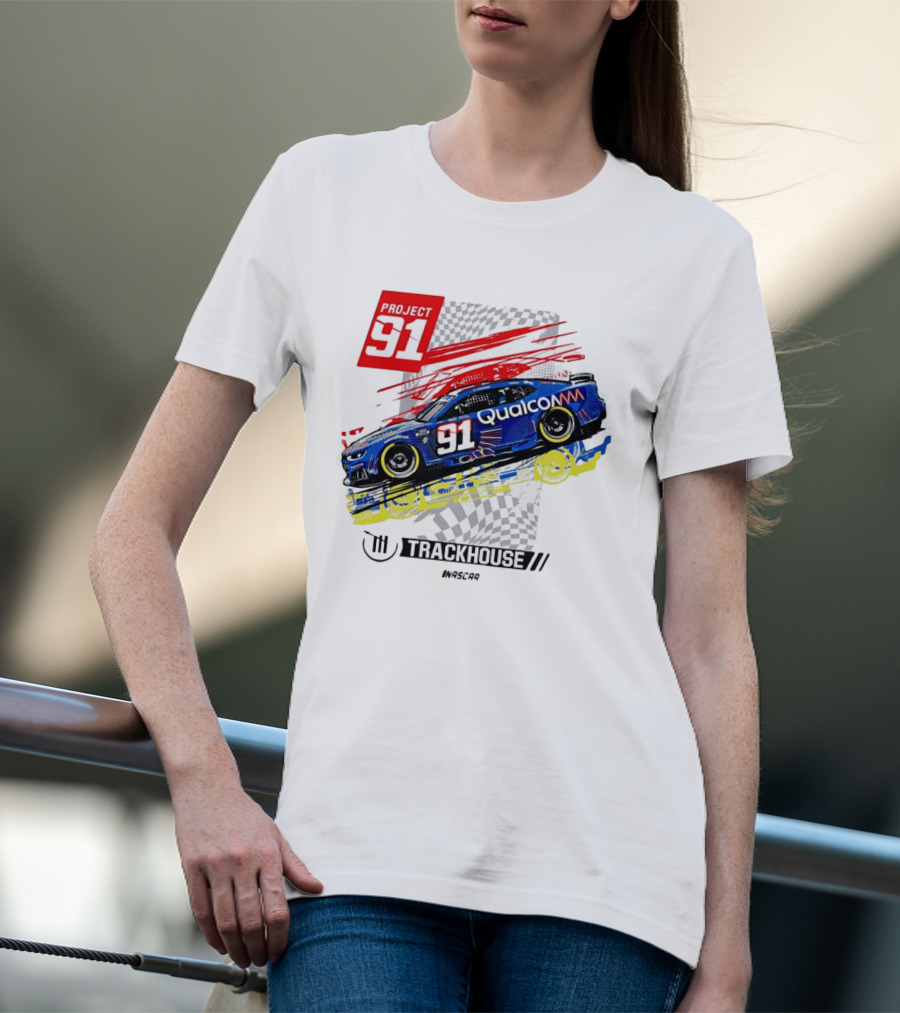 Project 91 Trackhouse Racing Qualcomm NASCAR T-Shirt