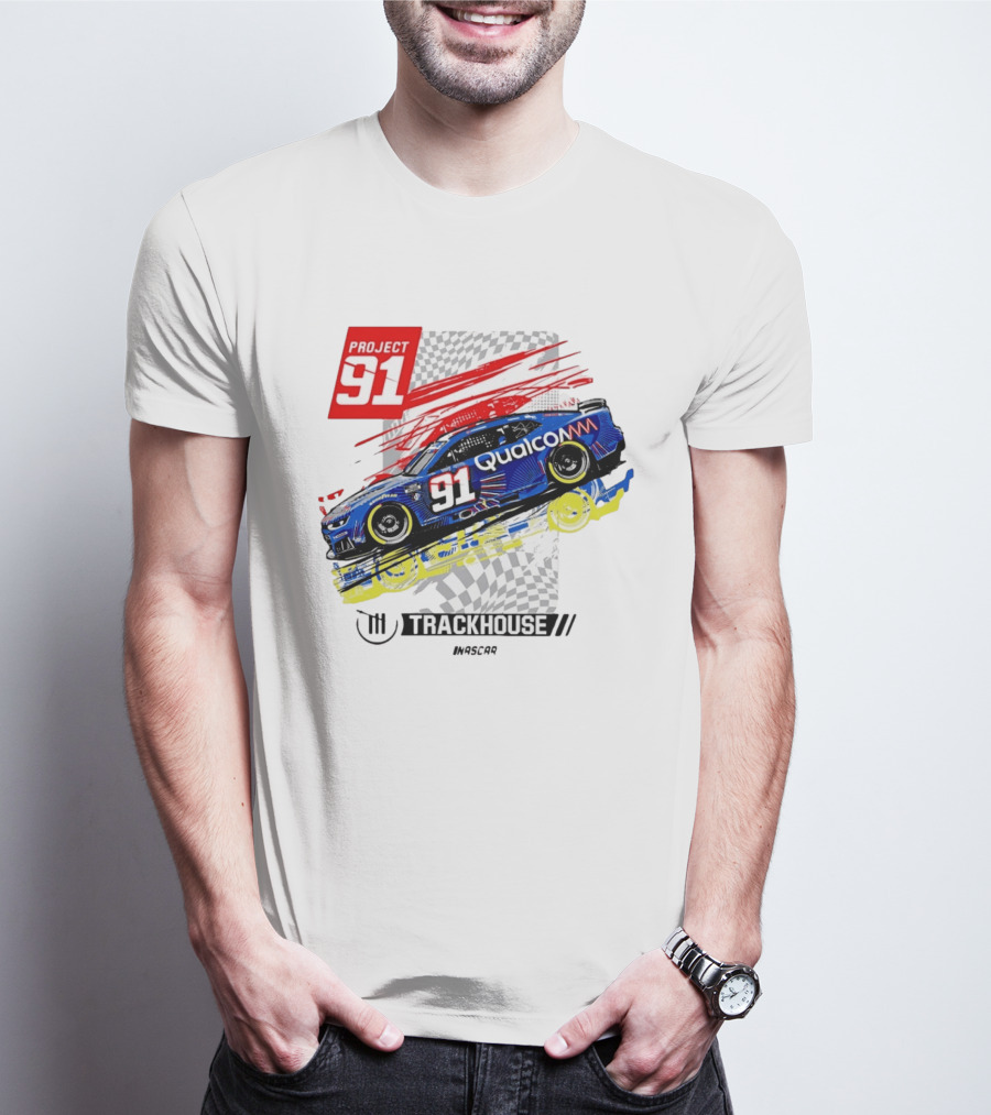 Project 91 Trackhouse Racing Qualcomm NASCAR T-Shirt