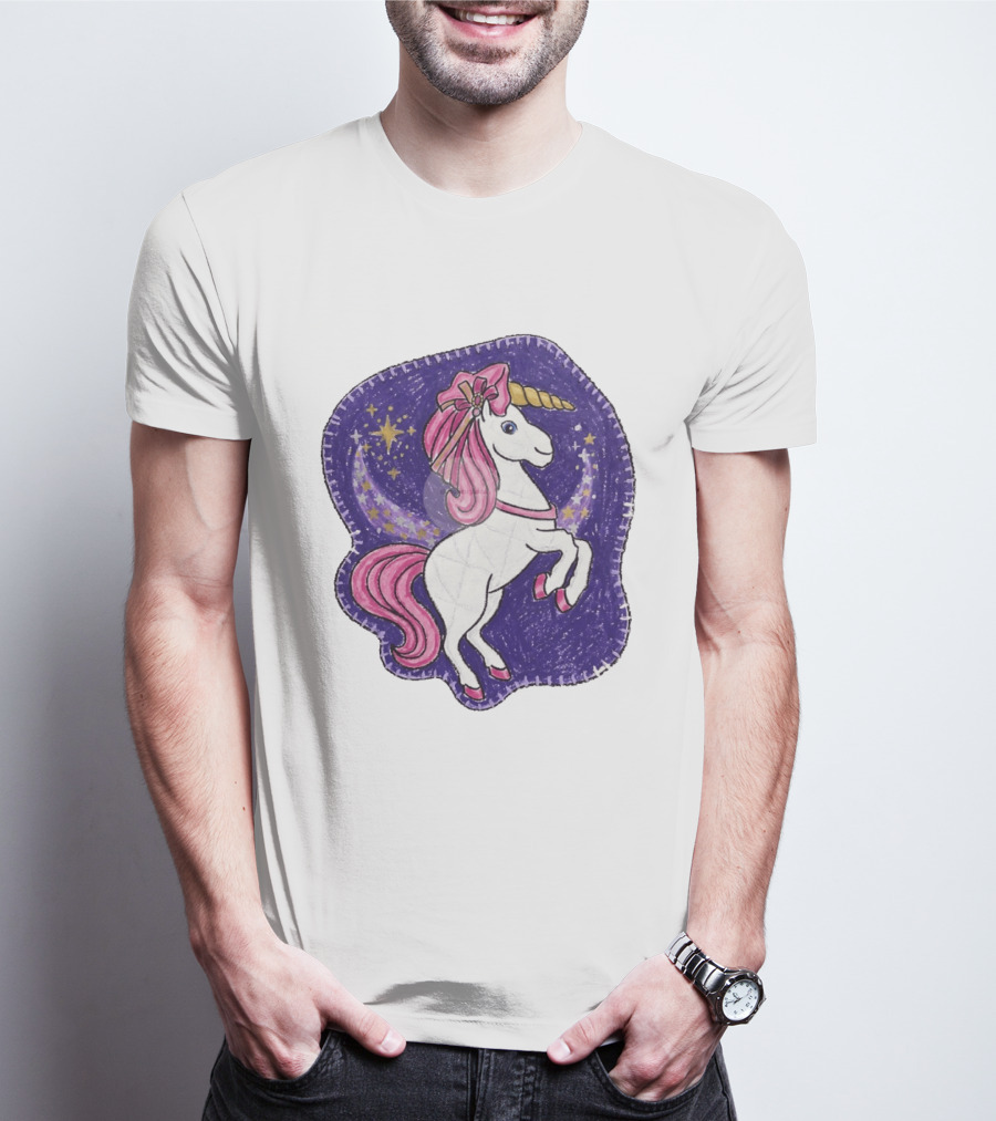 Lizzie Unicorn Dreams Come True Disney Starry Night T-Shirt