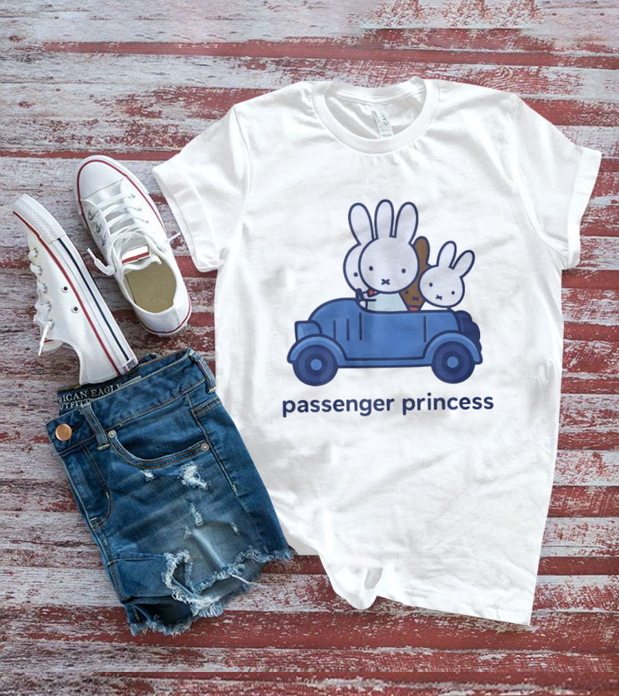 Miffy Passenger Princess Bunny Rabbit Car Ride T-Shirt