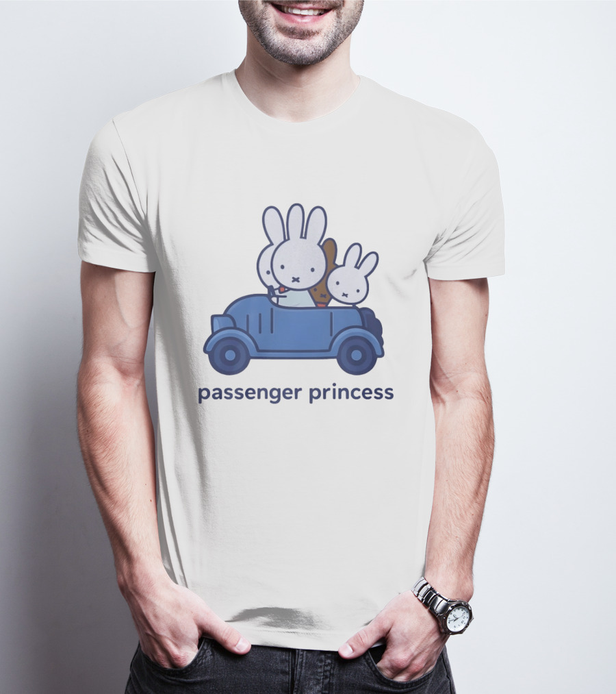 Miffy Passenger Princess Bunny Rabbit Car Ride T-Shirt