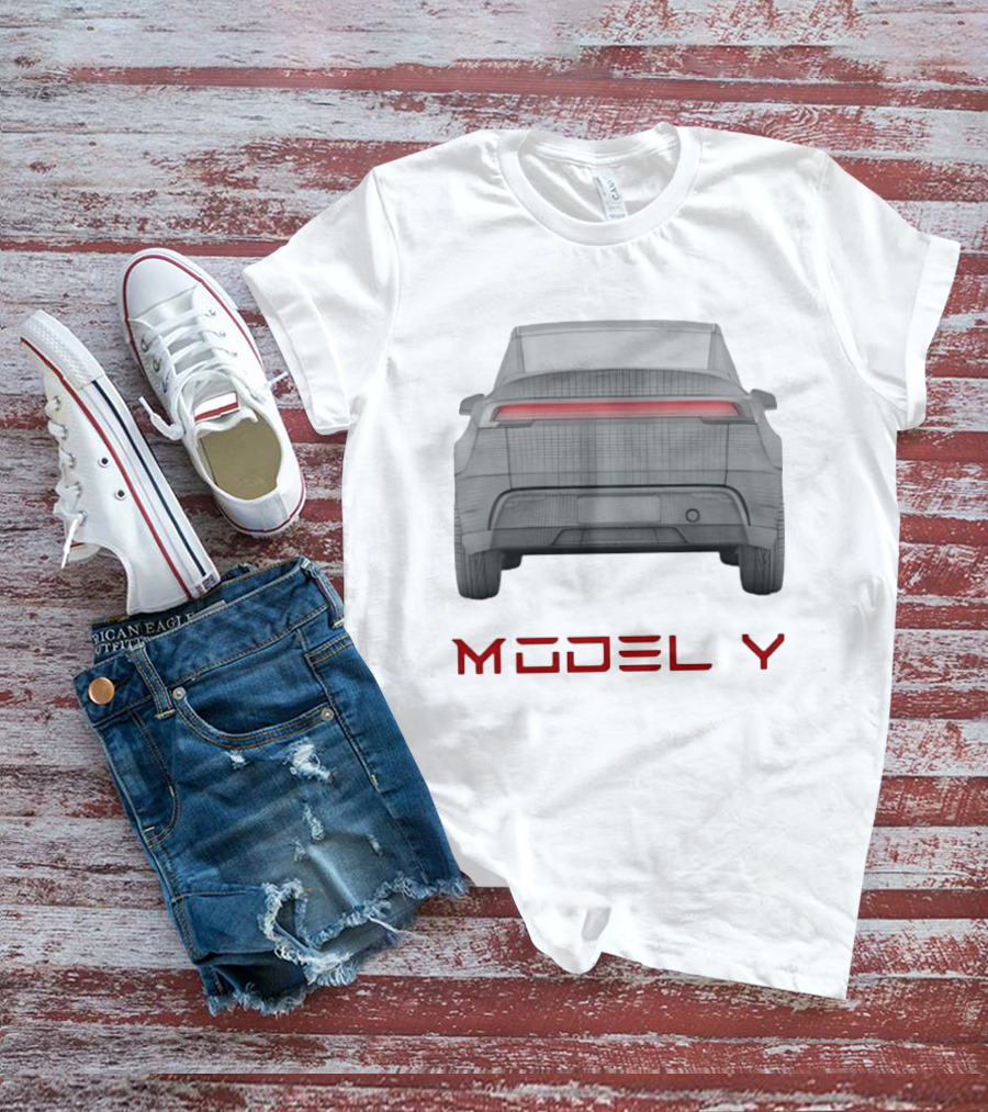 Model Y Tesla Electric Vehicle Car Automotive T-Shirt