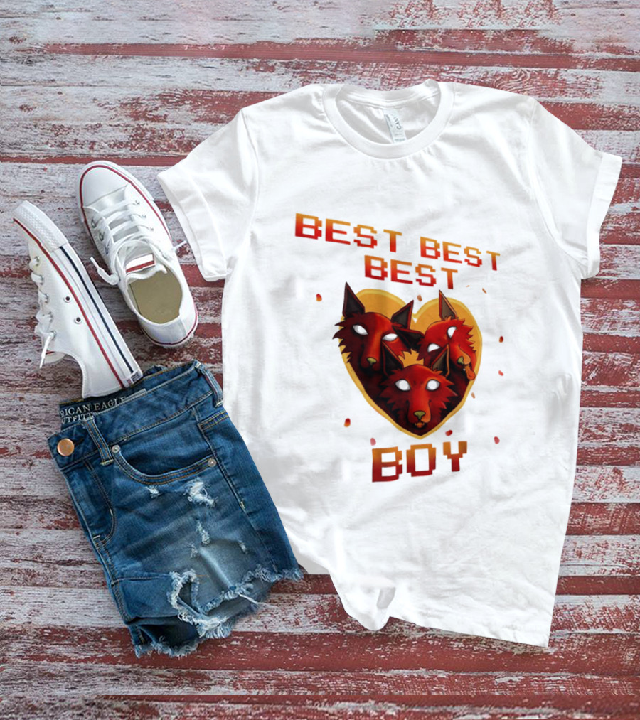 BEST BEST BEST BOY Fox Trio T-Shirt