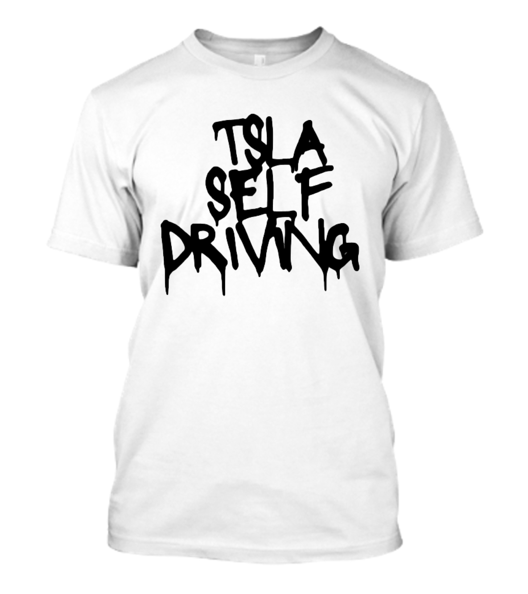 Tsla Self Driving Tesla Elon Musk T-Shirt
