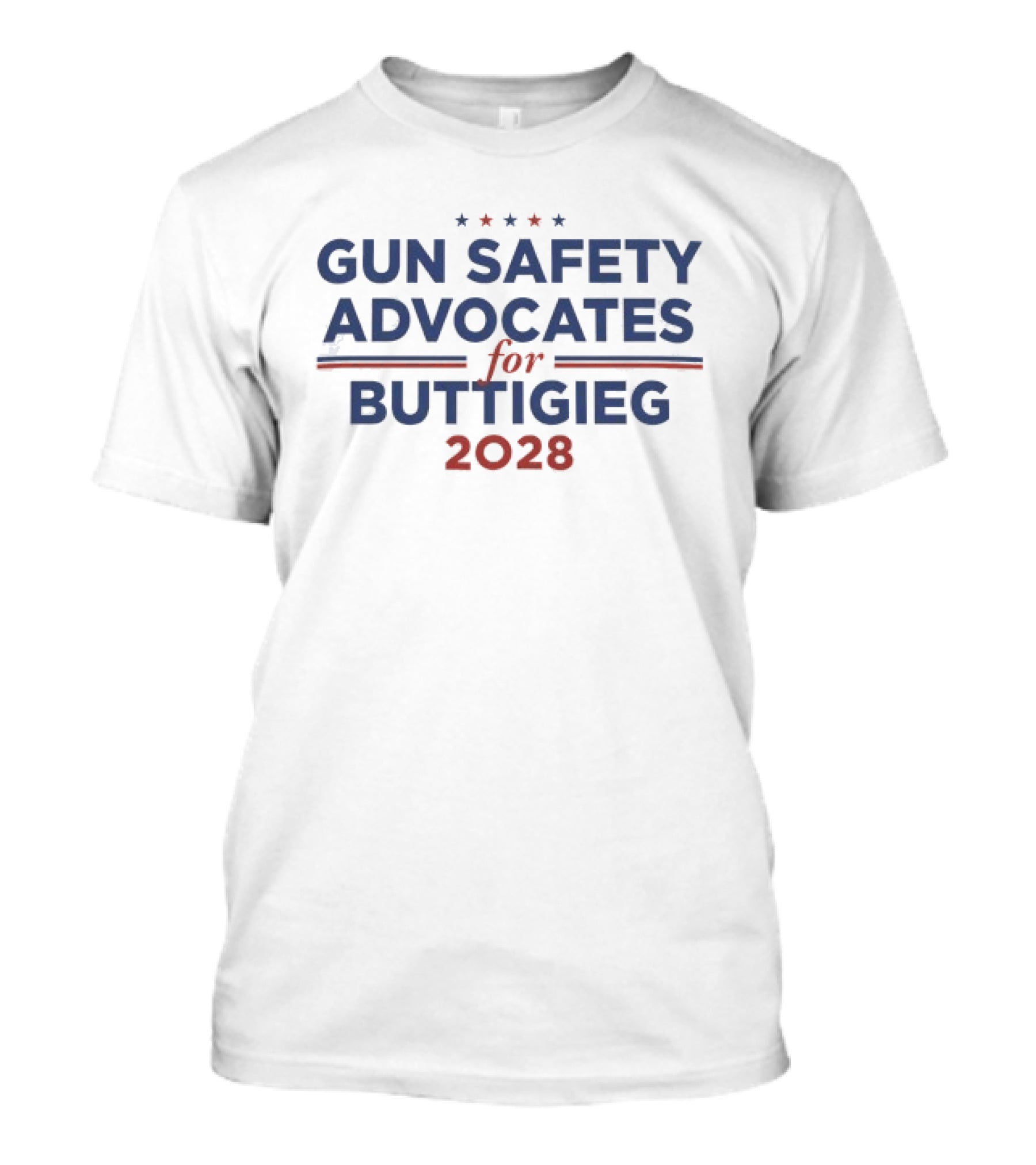Gun Safety Advocates For Buttigieg 2028 T-Shirt