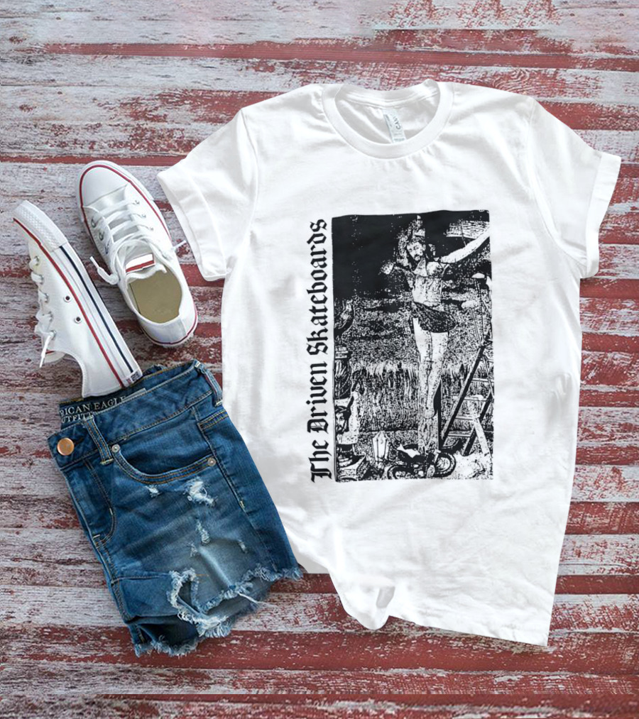 The Driven Skateboards Skeleton Rider T-Shirt
