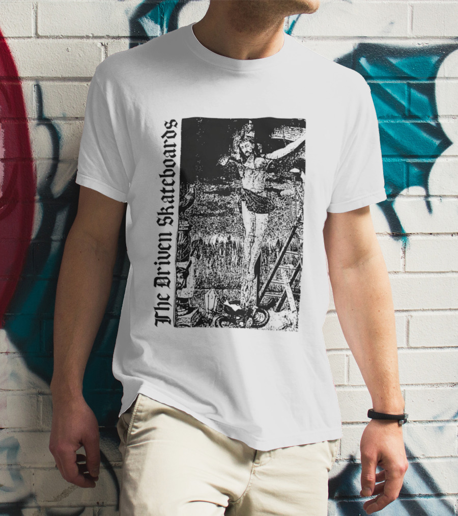 The Driven Skateboards Skeleton Rider T-Shirt