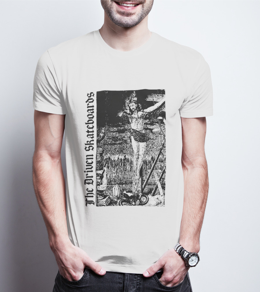 The Driven Skateboards Skeleton Rider T-Shirt