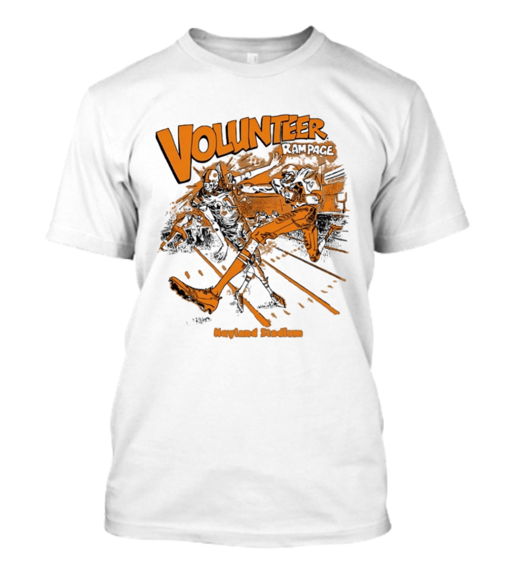 Volunteer Rampage Neyland Stadium Tennessee Volunteers T-Shirt