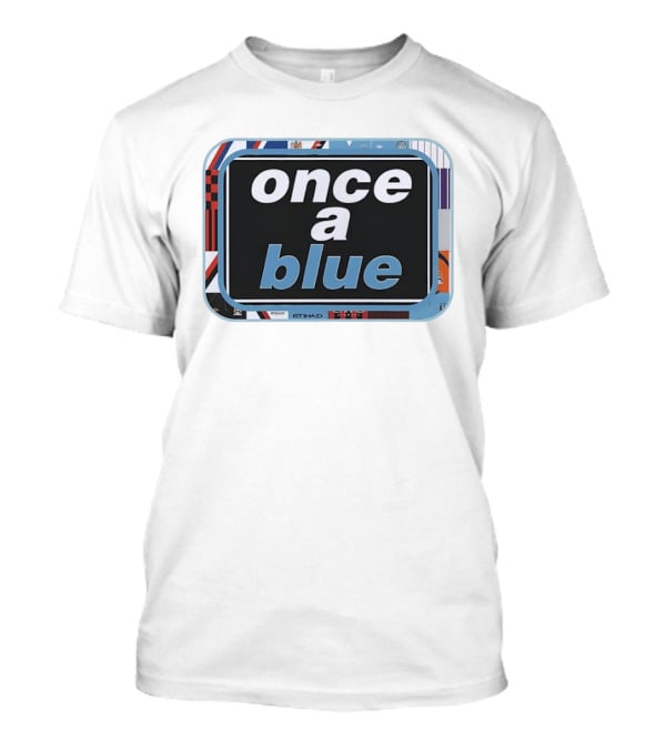 Once A Blue Manchester City FC Premier League Etihad T-Shirt
