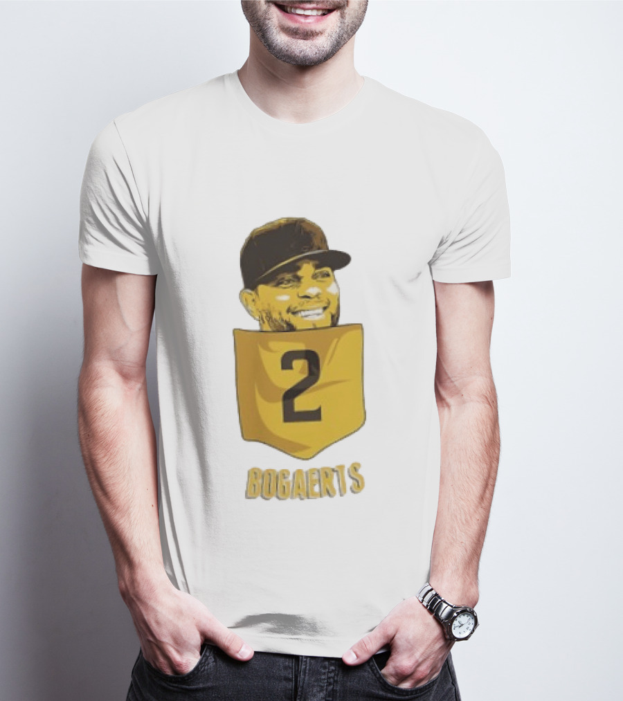 Xander Bogaerts 2 San Diego Padres Baseball MLB Pocket T-Shirt
