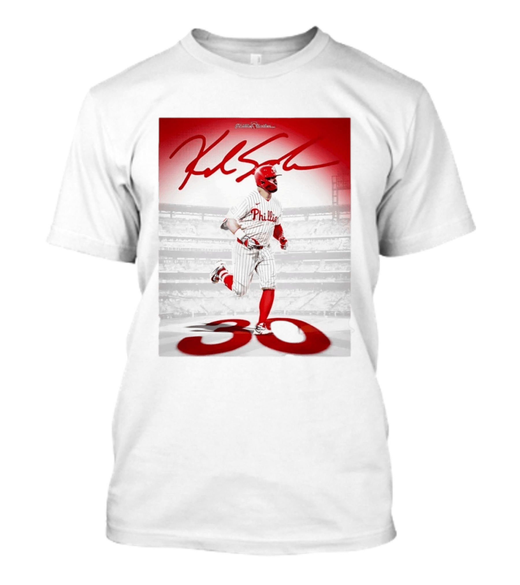 Philadelphia Phillies Kyle Schwarber 30 Home Runs Phillies Stadium T-Shirt