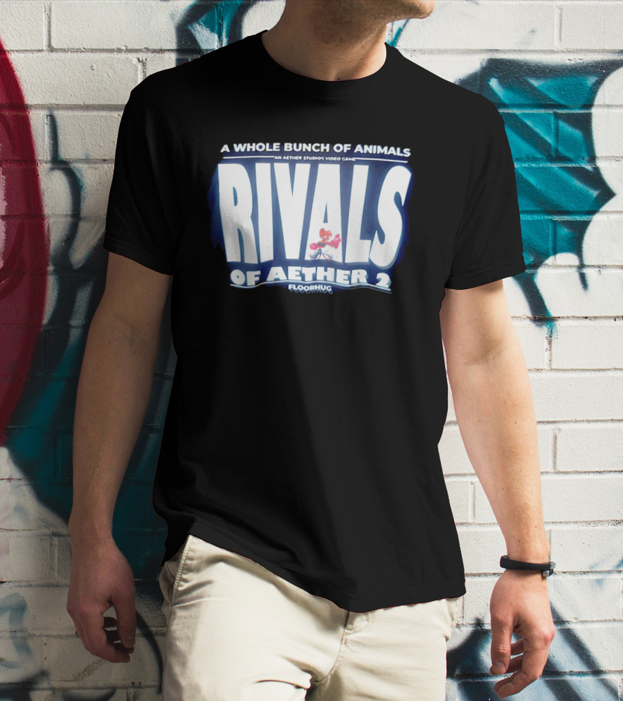 A Whole Bunch Of Animals Rivals Of Aether 2 An Aether Studios Video Game Floorhug T-Shirt