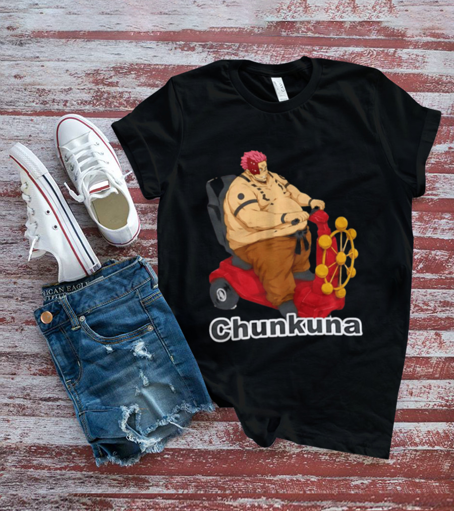 Chunkuna Jujutsu Kaisen Sukuna Parody Anime Manga T-Shirt