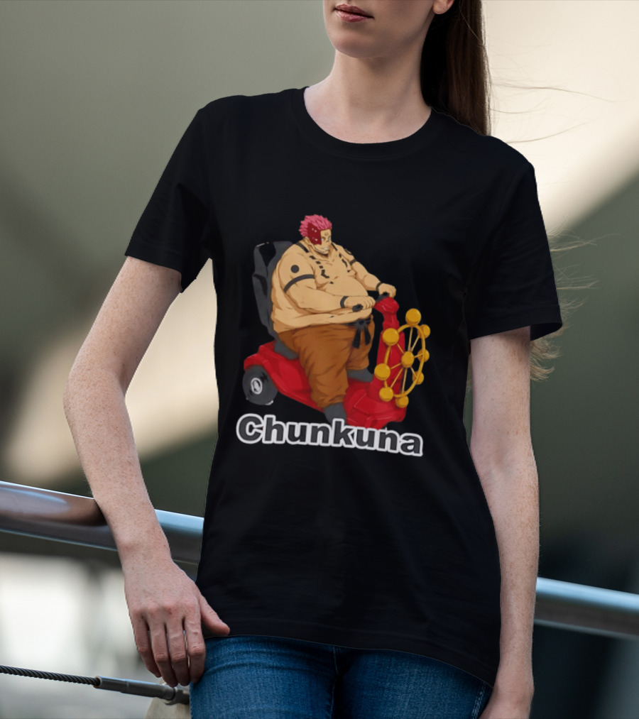 Chunkuna Jujutsu Kaisen Sukuna Parody Anime Manga T-Shirt