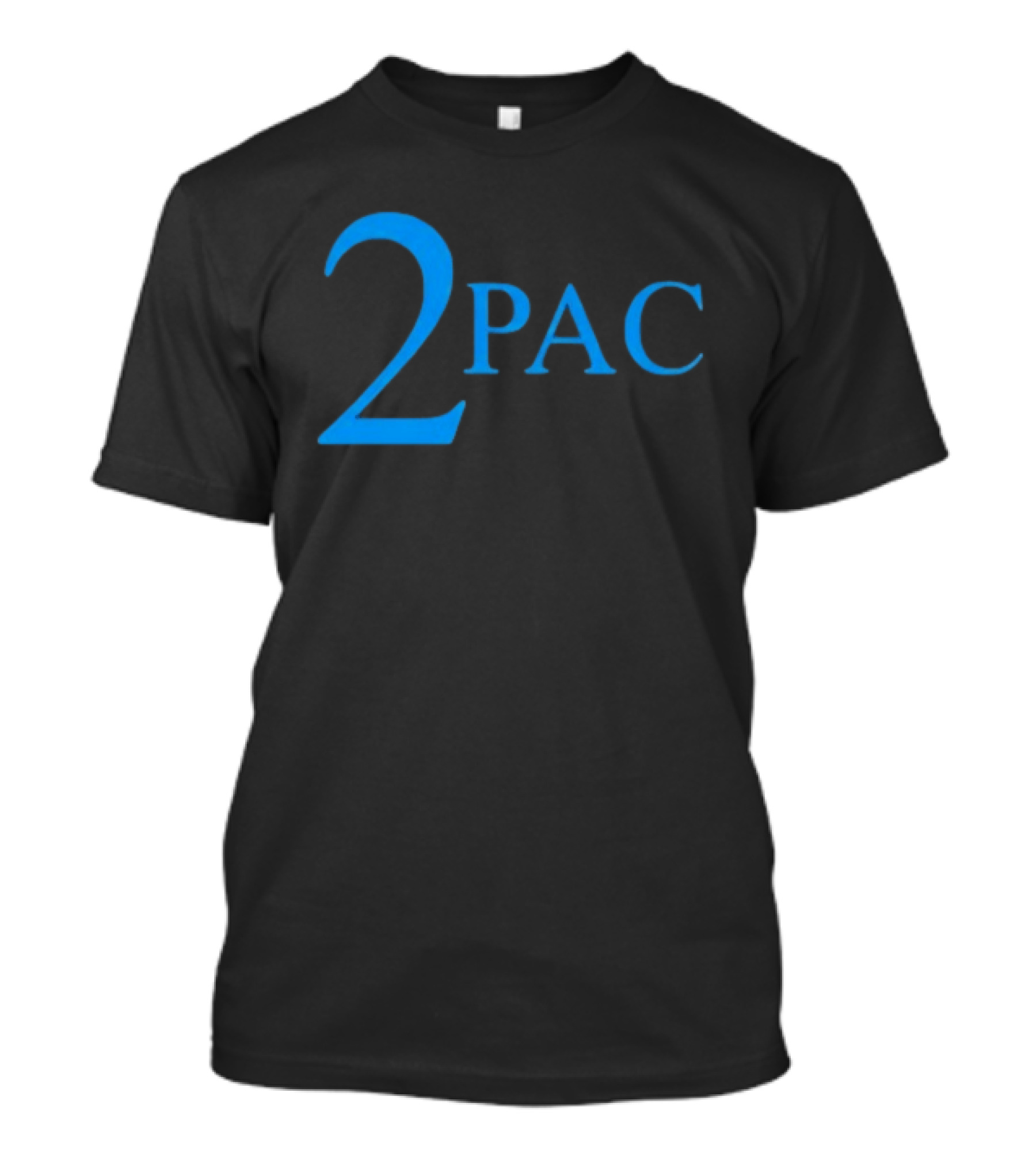 Janet Jackson 2Pac Blue T-Shirt