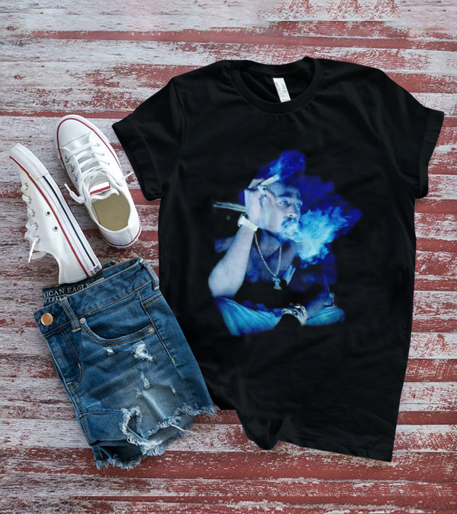 Janet Jackson Thug Life Smoking 2Pac T-Shirt