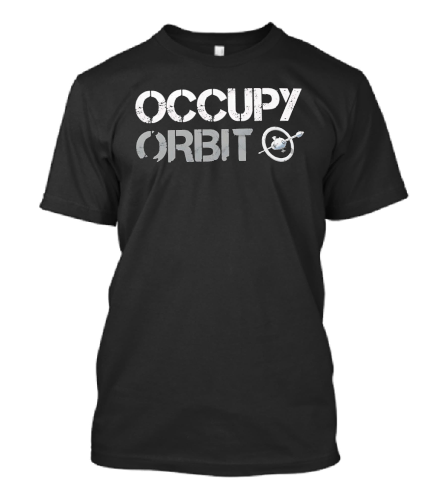 Occupy Orbit Space Station Science Astronomy Shuttle T-Shirt