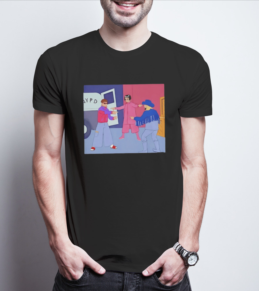 Oliver Tree NYPD Spider Man Pointing Meme T-Shirt