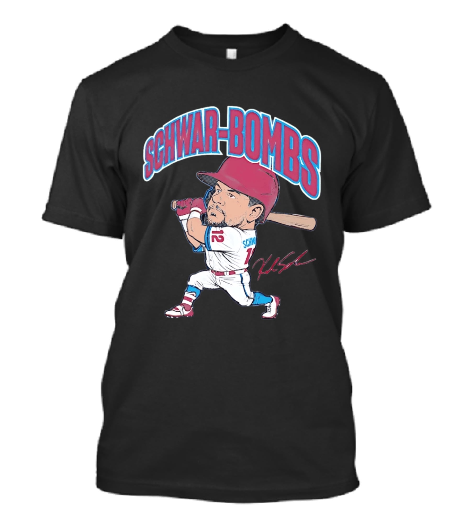 Philadelphia Phillies Kyle Schwarber Schwar Bombs Major League Baseball T-Shirt