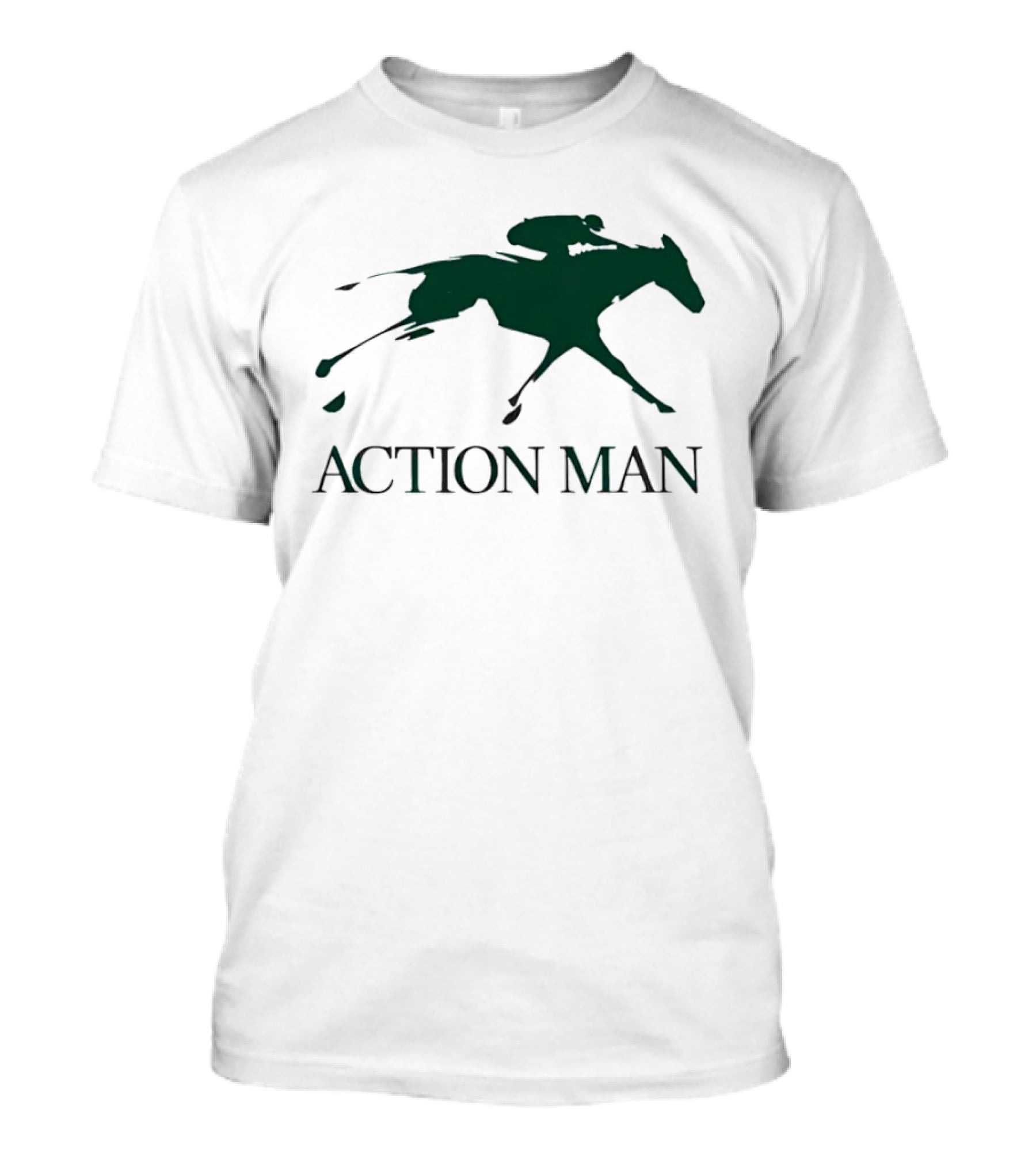 ACTION MAN Horse Racing Iconic Athlete Equestrian Speed T-Shirt