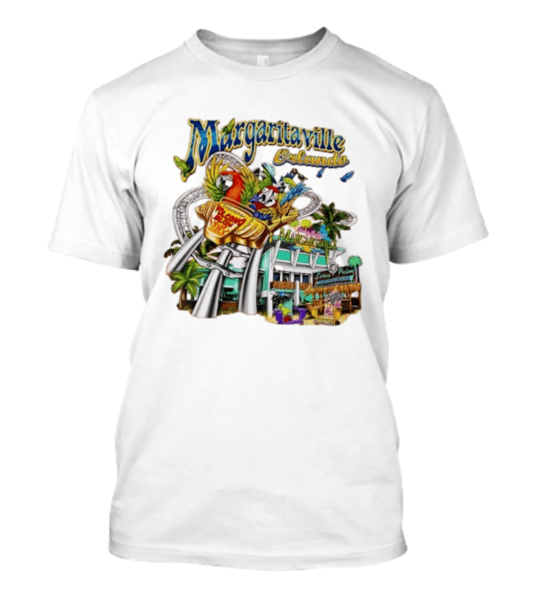 Margaritaville Orlando Volcano Blow It's 5 O' Somewhere T-Shirt
