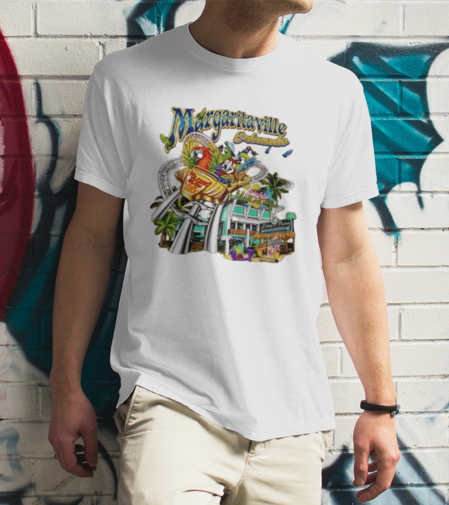 Margaritaville Orlando Volcano Blow It's 5 O' Somewhere T-Shirt