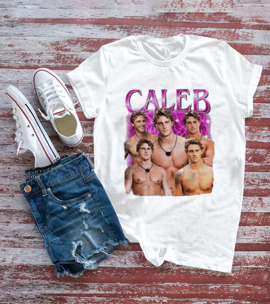 Caleb Love Island USA Reality TV Collage T-Shirt